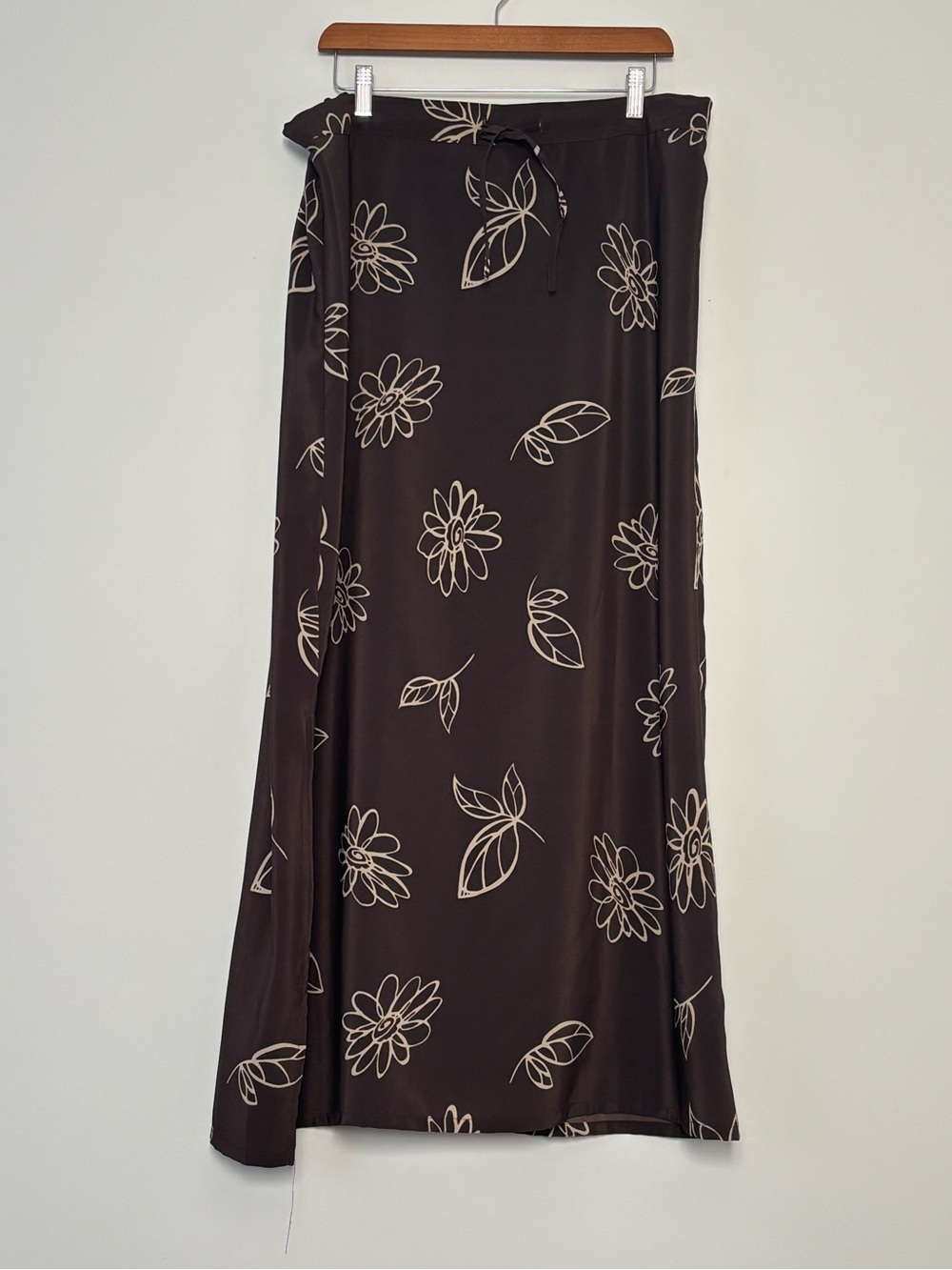 Penmans Vintage Floral Maxi Skirt Brown Earthy Plus Size 40